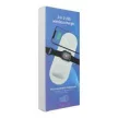 KT-IW 3in1 LED-es Qi Wireless Charger, univerzális vezeték nélküli töltő, 15W, fekete
