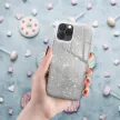 Glitter 3in1 Case Samsung Galaxy A32 5G hátlap, tok, ezüst