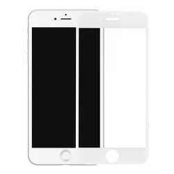   Glass iPhone 6/7/8/SE (2020) 6D Full Glue teljes kijelzős edzett üvegfólia (tempered glass) 9H keménységű, tokbarát, fehér