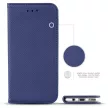 Smart Magnet Huawei Mate 30 Lite oldalra nyíló tok, sötétkék