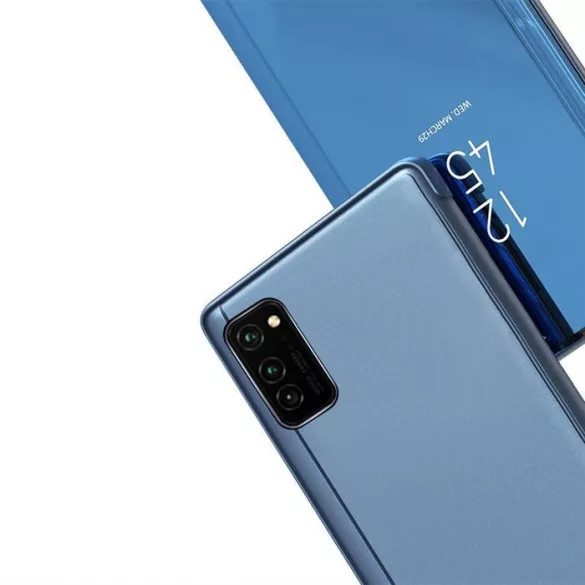 Clear View Case cover for Samsung Galaxy A32 4G oldalra nyíló tok, kék