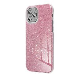   Glitter 3in1 Case Xiaomi Redmi Note 12 Pro 5G hátlap, tok, rózsaszín