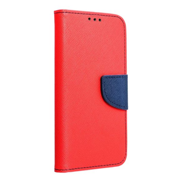 Smart Fancy Xiaomi Redmi Note 12 4G oldalra nyíló tok, piros-kék