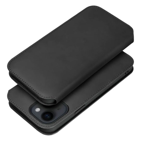 Kabura Dual Pocket Xiaomi Redmi Note 12 4G oldalra nyíló tok, fekete