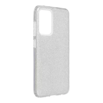   Glitter 3in1 Case Samsung Galaxy A52 4G/A52 5G/A52s 5G hátlap, tok, ezüst