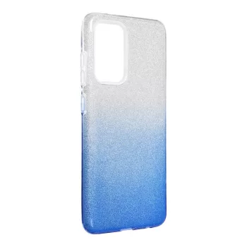   Glitter 3in1 Case Samsung Galaxy A52 4G/A52 5G/A52s 5G hátlap, tok, ezüst-kék