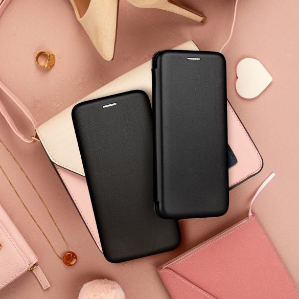 Smart Diva Xiaomi Mi 11i/Poco F3/F3 Pro/Redmi K40/K40 Pro oldalra nyíló tok, fekete