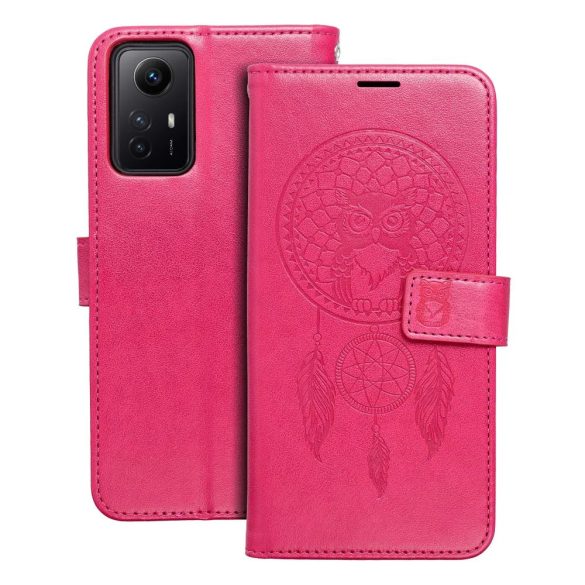 Forcell Mezzo Dreamcatcher Xiaomi Redmi Note 12S oldalra nyíló tok, rózsaszín