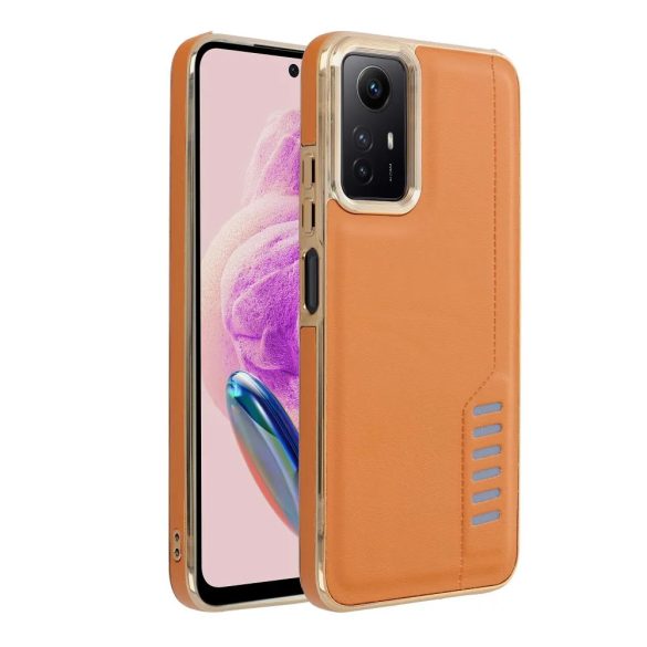 Milano Case Xiaomi Redmi Note 12S ütésálló hátlap, tok, barna