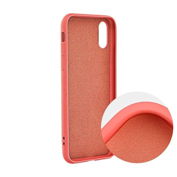 Silicone Case iPhone 11 szilikon hátlap, tok, barack rózsaszín