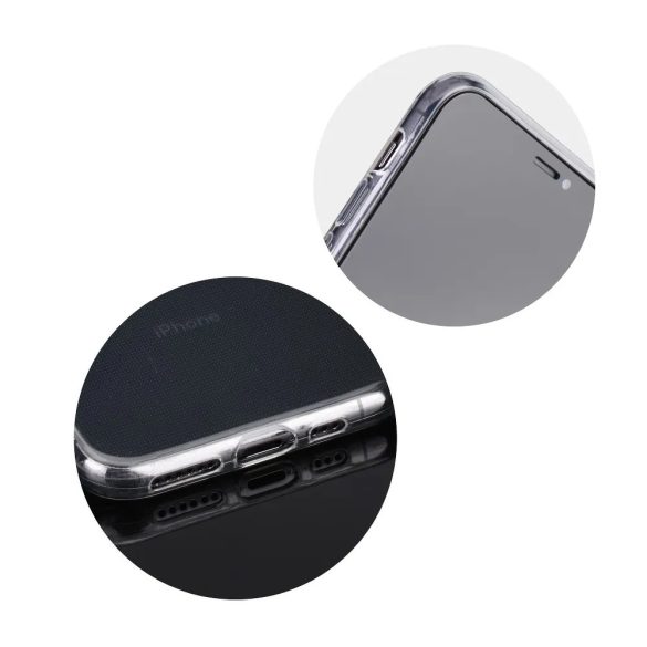 iPhone 5/5S/SE Extra Slim 0.3mm szilikon hátlap, tok, átlátszó