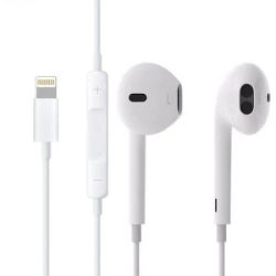   Apple iPhone Lightning headset, fülhallgató, (utángyártott) fehér