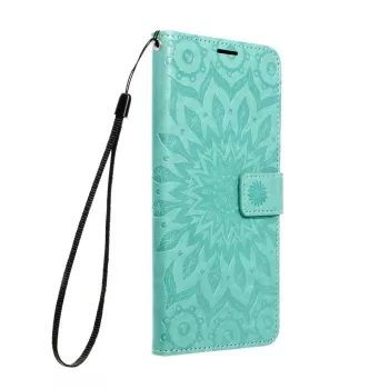   Mezzo Mandala Samsung Galaxy A53 5G oldalra nyíló tok, mentazöld