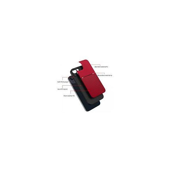 Elegance Case Samsung Galaxy A53 5G hátlap, tok, piros