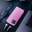 Smart Senso iPhone 11 Pro oldalra nyíló tok, világos rózsaszín