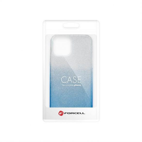 Glitter 3in1 Case Samsung Galaxy A13 4G hátlap, tok, ezüst-kék