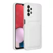 Card Case Silicone Samsung Galaxy A13 5G/A04S hátlap, tok, fehér