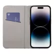 Smart Magnetic Samsung Galaxy A35 oldalra nyíló tok, bordó