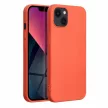 Silicone Lite iPhone 14 Plus hátlap, tok, narancssárga