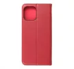 Genuine Leather Smart Pro iPhone 14 Pro Max eredeti bőr oldalra nyíló tok, piros