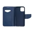 Smart Fancy iPhone 12 Mini oldalra nyíló tok, piros-sötétkék