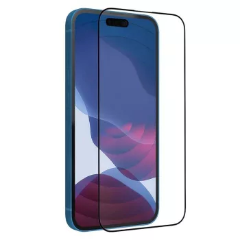   iPhone 14 Pro Max 5D Full Glue Ceramic hajlékony, teljes kijelzős üvegfólia 9H keménységű, fekete