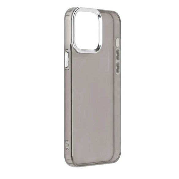 Pearl Case Samsung Galaxy A35 hátlap, tok, átlátszó-fekete