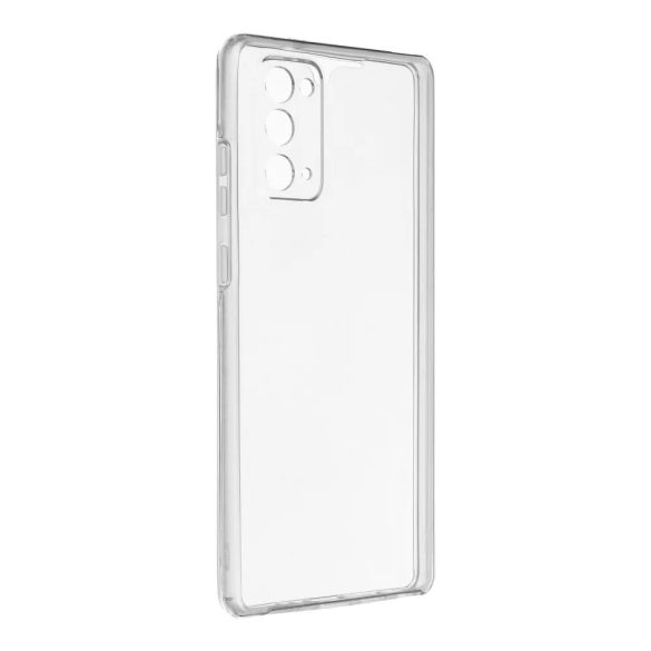 Full Cover 360° Samsung Galaxy Note 20 4G/5G 2 részes szilikon elő és hátlap, tok, átlátszó