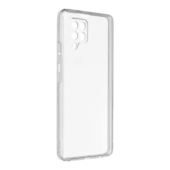 Full Cover 360° Samsung Galaxy A42 5G 2 részes szilikon elő és hátlap, tok, átlátszó