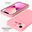Slide Case iPhone 14 Pro Max szilikon hátlap, tok, világos rózsaszín