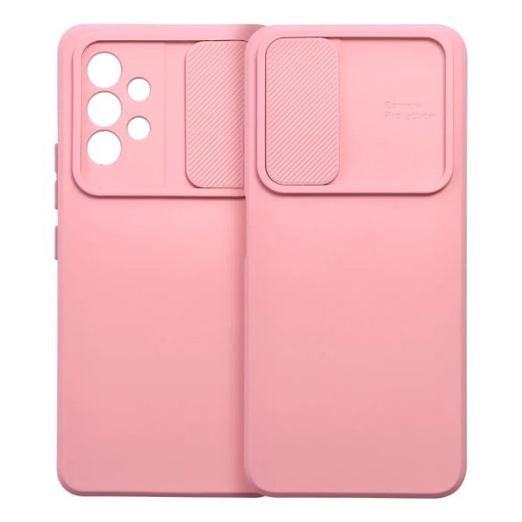 Slide Case Samsung Galaxy A33 5G szilikon hátlap, tok, világos rózsaszín