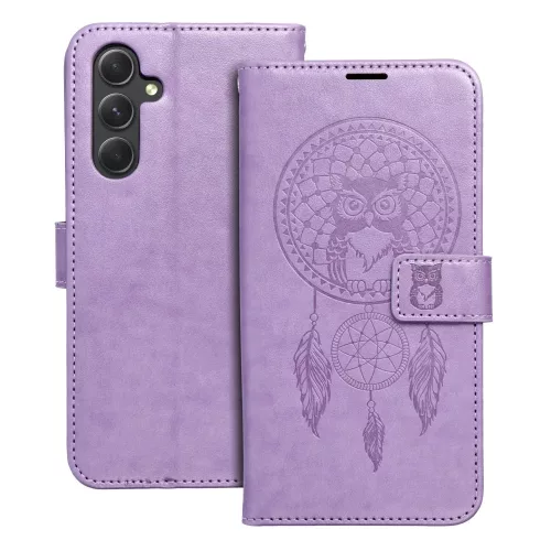 Forcell Mezzo Dreamcatcher Samsung Galaxy A54 5G oldalra nyíló tok, lila
