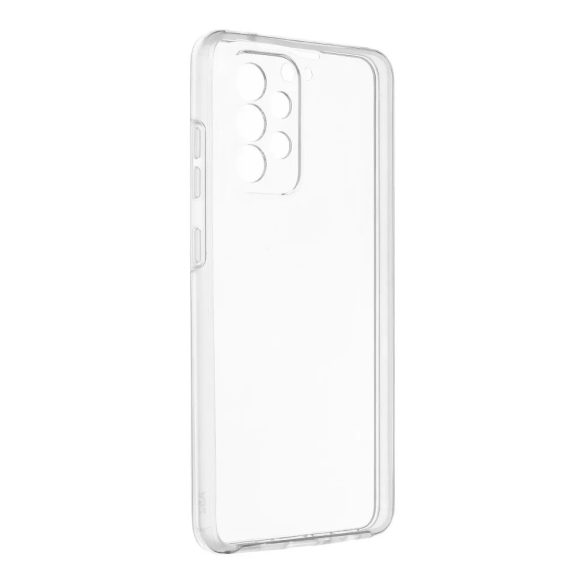 Full Cover 360° Samsung Galaxy A52 4G/A52 5G 2 részes szilikon elő és hátlap, tok, átlátszó