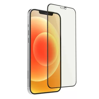   iPhone 13 Pro 5D Full Glue teljes kijelzős edzett üvegfólia (tempered glass) 9H keménységű, fekete