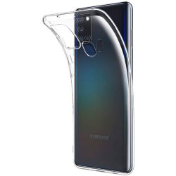 Samsung Galaxy A21s 2mm szilikon hátlap, tok, átlátszó