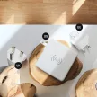 Forcell 4in1 Travel Set multifunkciós hordozható külső akkumlátor és vezeték nélküli töltő USB/USB-C, 8000mAh, fehér