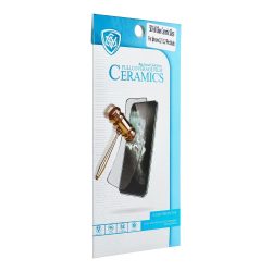   Samsung Galaxy A32 5G 5D Full Glue Ceramic hajlékony, teljes kijelzős üvegfólia 9H keménységű, fekete