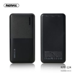   Remax Linion 2 RPP-124 Power Bank hordozható külső akkumulátor, 10000mAh, fekete