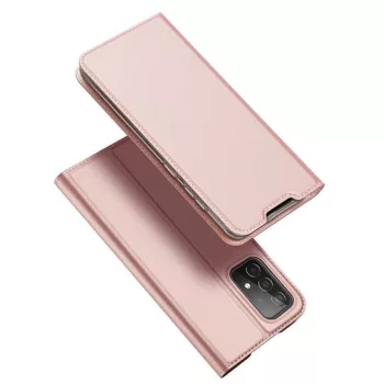   Dux Ducis Skin Pro oldalra nyíló tok SAMSUNG A55, rózsaszín