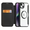 Dux Ducis Skin Pro oldalra nyíló tok, MagSafe, iPhone 15 Plus, fekete