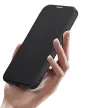 Dux Ducis Skin Pro oldalra nyíló tok, MagSafe, iPhone 15 Plus, fekete