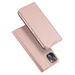 Dux Ducis Skin Pro oldalra nyíló tok iPhone 15 Plus, rózsaszín