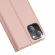 Dux Ducis Skin Pro oldalra nyíló tok iPhone 15 Plus, rózsaszín