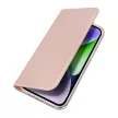 Dux Ducis Skin Pro oldalra nyíló tok iPhone 15 Plus, rózsaszín