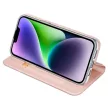 Dux Ducis Skin Pro oldalra nyíló tok iPhone 15 Plus, rózsaszín