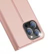 Dux Ducis Skin Pro oldalra nyíló tok iPhone 15 Pro Max, rózsaszín