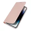 Dux Ducis Skin Pro oldalra nyíló tok iPhone 15 Pro Max, rózsaszín