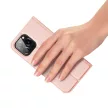 Dux Ducis Skin Pro oldalra nyíló tok iPhone 15 Pro Max, rózsaszín