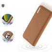 DUX DUCIS oldalra nyíló tok HIVO iPhone 15 Pro, barna