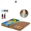 DUX DUCIS oldalra nyíló tok HIVO iPhone 15 Pro, barna